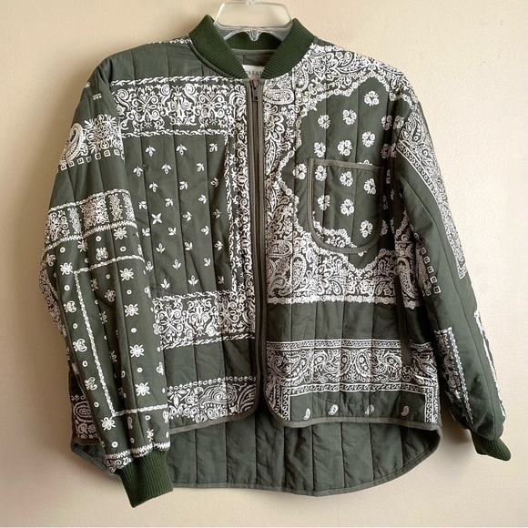 The Great Bandana Quilted Bomber Jacket - Picture 5 of 16